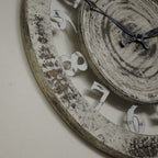時計 壁掛け時計 オシャレ 丸 アンティーク風 掛時計 スケルトン カフェ クラシック ウォールクロック EthnicClockMakerts 306028
