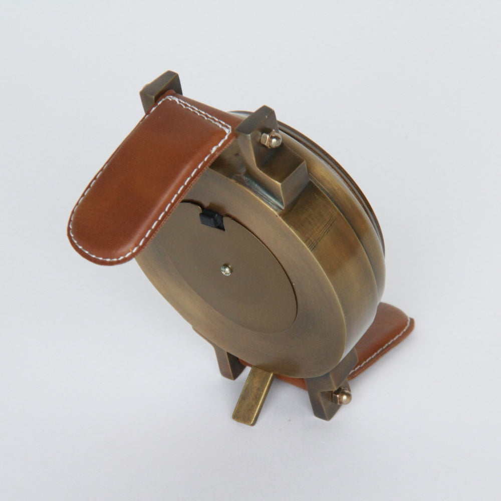 時計 腕時計型 置時計 インテリア時計 真鍮製時計 インテリア雑貨 テーブルクロック アンティーク風置時計 真鍮雑貨 310001