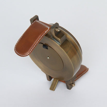 時計 腕時計型 置時計 インテリア時計 真鍮製時計 インテリア雑貨 テーブルクロック アンティーク風置時計 真鍮雑貨 310001