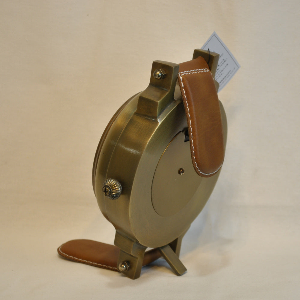 時計 腕時計型 置時計 インテリア時計 真鍮製時計 インテリア雑貨 テーブルクロック アンティーク風置時計 真鍮雑貨 310001