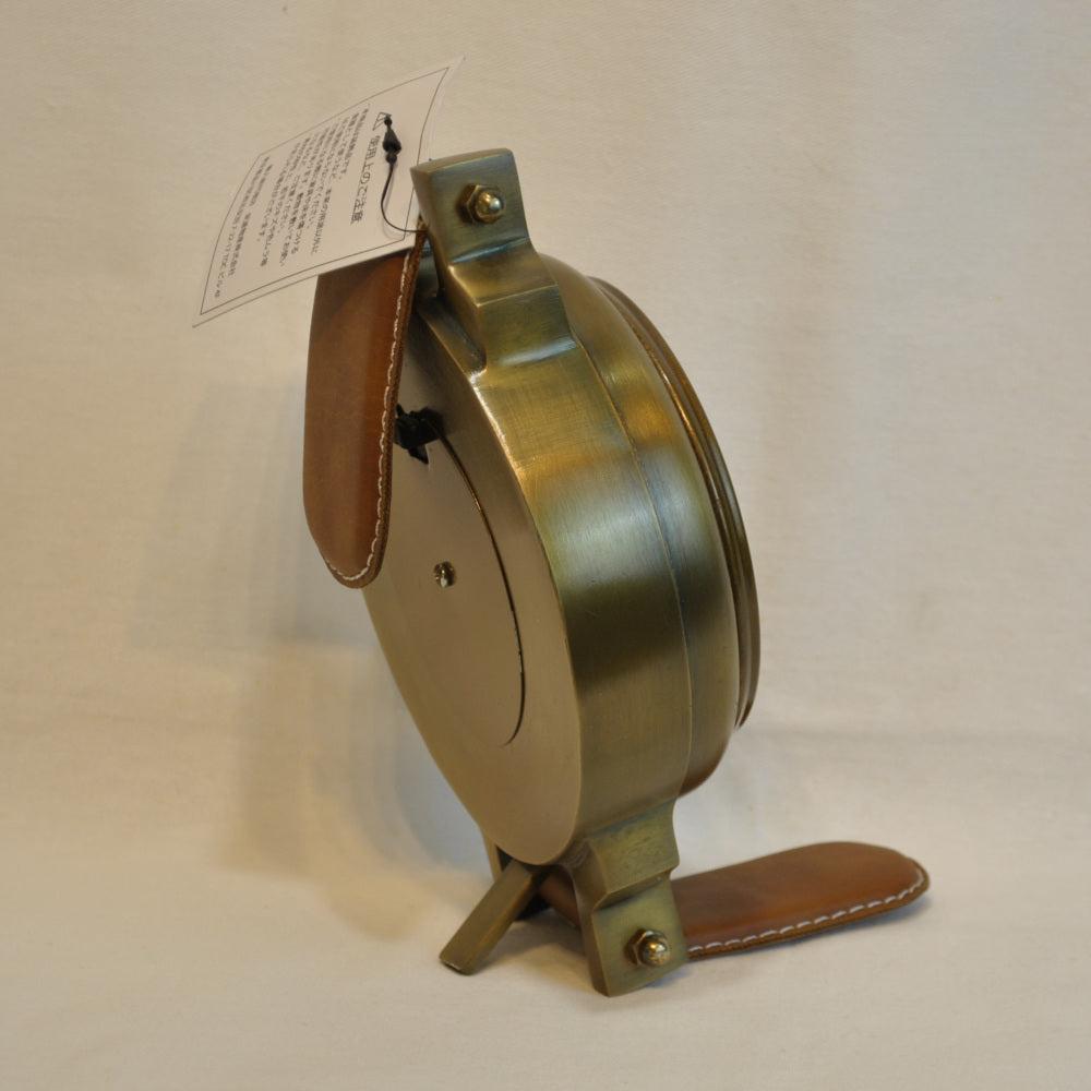 時計 腕時計型 置時計 インテリア時計 真鍮製時計 インテリア雑貨 テーブルクロック アンティーク風置時計 真鍮雑貨 310001