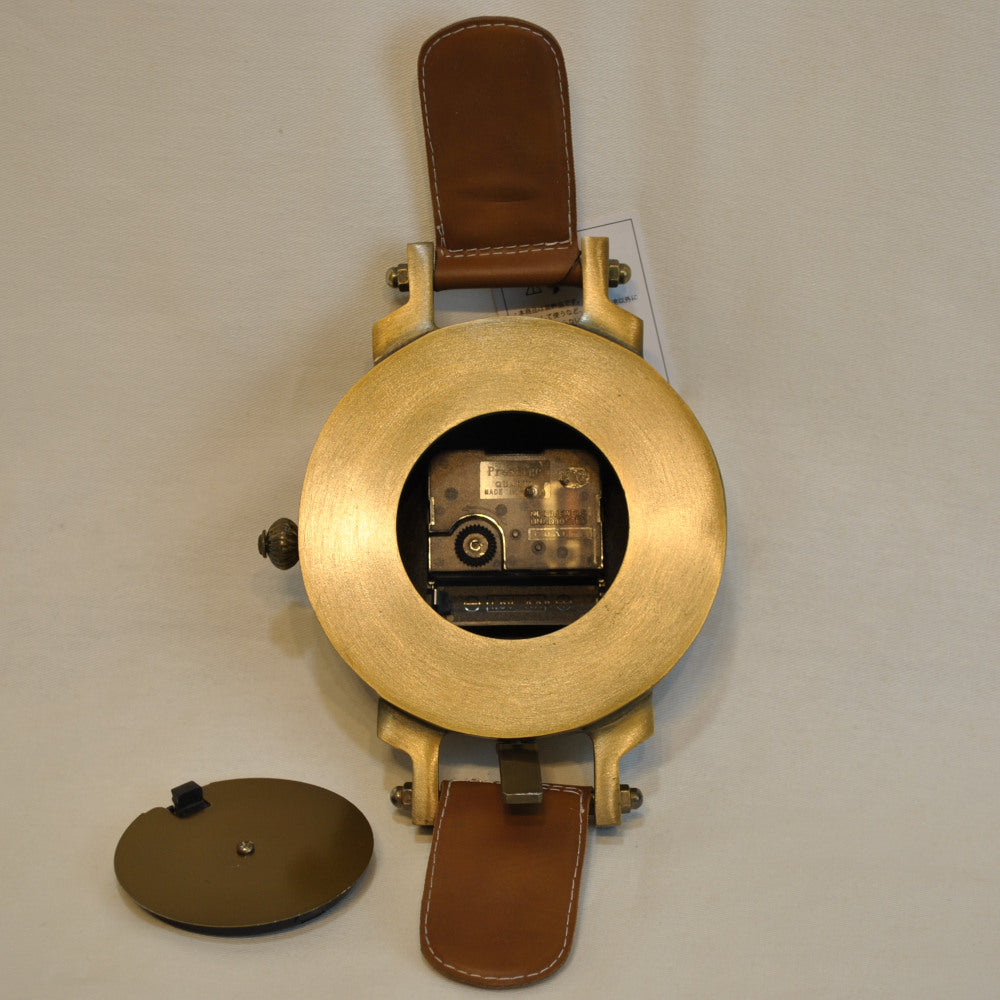 時計 腕時計型 置時計 インテリア時計 真鍮製時計 インテリア雑貨 テーブルクロック アンティーク風置時計 真鍮雑貨 310001