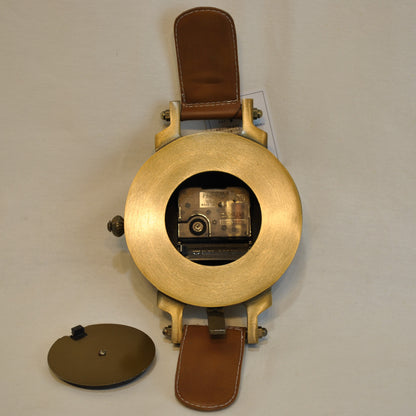 時計 腕時計型 置時計 インテリア時計 真鍮製時計 インテリア雑貨 テーブルクロック アンティーク風置時計 真鍮雑貨 310001