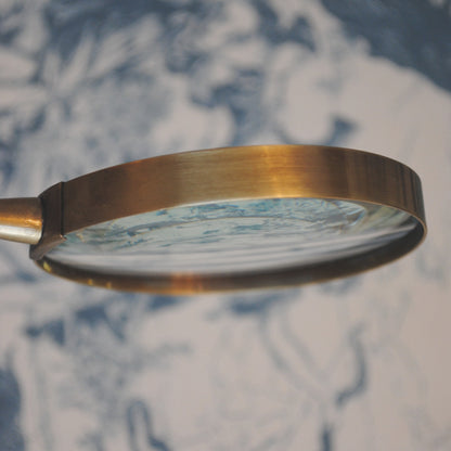 拡大鏡 おしゃれ 真鍮製 ルーペ アンティーク 虫眼鏡 雑貨 アンティーク調 インテリア雑貨 ヨーロピアン雑貨 オシャレ雑貨 おしゃれ雑貨 325009