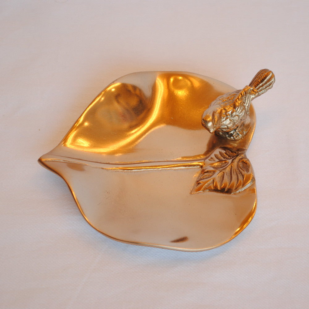 トレイ バードバス型トレイ おしゃれ アルミ製 プレート 鳥 バード アンティーク風 キートレイ 鍵皿 皿 トレー 雑貨 オブジェ インテリア雑貨 325045