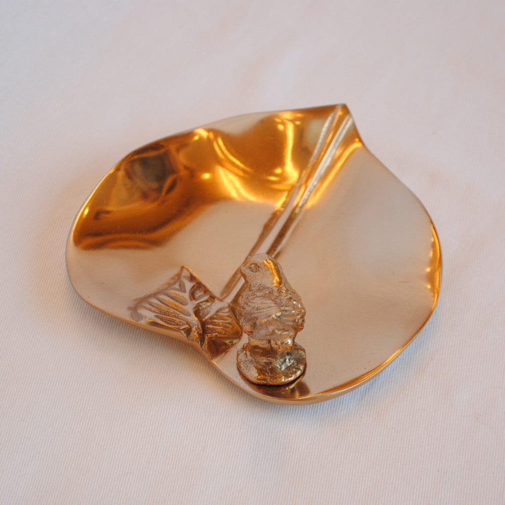 トレイ バードバス型トレイ おしゃれ アルミ製 プレート 鳥 バード アンティーク風 キートレイ 鍵皿 皿 トレー 雑貨 オブジェ インテリア雑貨 325045