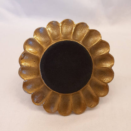 プレート アクセサリートレイ ブレスレッドホルダー 狐オブジェ 狐男爵 キタキツネ 置物 オーナメント アニマルトレイ アルミニウム製トレイ 小物入れ アンティーク風トレイ 雑貨 325051