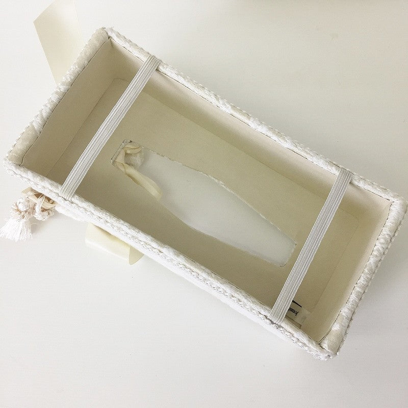リボン ティッシュ ボックス BOX ヨーロピアン プリンセス インテリア ジェニファーテイラー カルトナージュ Jennifer Taylor raffine-WH 32945TB