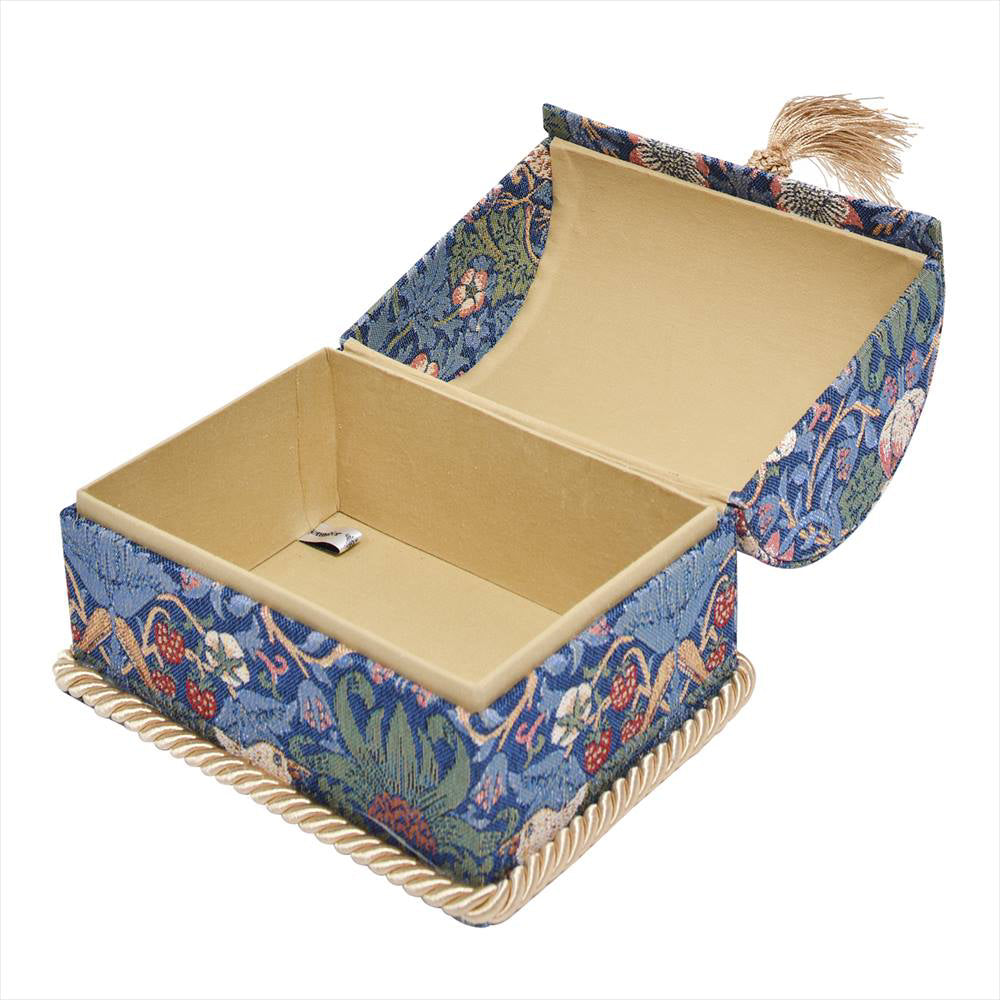 トランクBOX ウイリアムモリス ウィリアムモリス トランク トランクボックス BOX JenniferTaylor ジェニファーテイラー カルトナージュ StrawberryThief 33098BX