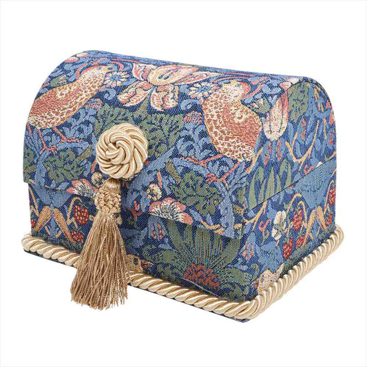 トランクBOX ウイリアムモリス ウィリアムモリス トランク トランクボックス BOX JenniferTaylor ジェニファーテイラー カルトナージュ StrawberryThief 33098BX