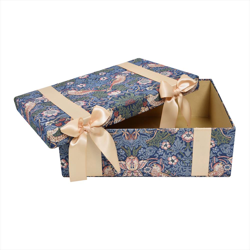 リボンボックス ウイリアムモリス ウィリアムモリス ３個セット BOX ボックス ジェニファーテイラー カルトナージュ StrawberryThief JenniferTaylor 33099BX