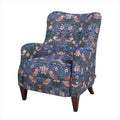 アームチェア チェア ウィリアムモリス ウイリアムモリス WilliamMorris アンティーク調 1人掛けソファ 椅子 ボタン締め いちご泥棒 StrawberryThief 33114AC