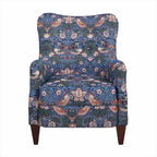 アームチェア チェア ウィリアムモリス ウイリアムモリス WilliamMorris アンティーク調 1人掛けソファ 椅子 ボタン締め いちご泥棒 StrawberryThief 33114AC
