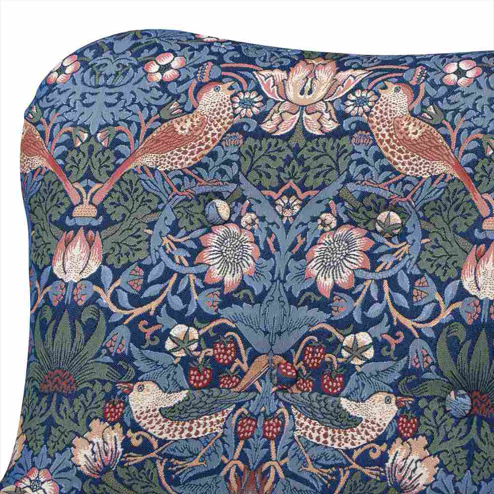 アームチェア チェア ウィリアムモリス ウイリアムモリス WilliamMorris アンティーク調 1人掛けソファ 椅子 ボタン締め いちご泥棒 StrawberryThief 33114AC