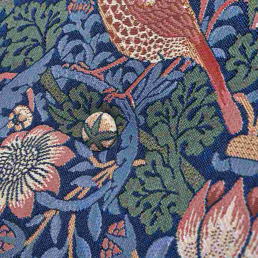 アームチェア チェア ウィリアムモリス ウイリアムモリス WilliamMorris アンティーク調 1人掛けソファ 椅子 ボタン締め いちご泥棒 StrawberryThief 33114AC