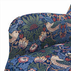 アームチェア チェア ウィリアムモリス ウイリアムモリス WilliamMorris アンティーク調 1人掛けソファ 椅子 ボタン締め いちご泥棒 StrawberryThief 33114AC