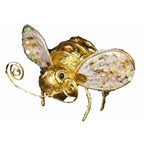 クリップ ミツバチクリップ BEE ツリーオーナメント クリスマスグッズ オーナメント ノエル 人形 ドール 昆虫 蜂 ハチ ゴールド アイボリー 35082XO-IG