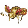 クリップ ミツバチクリップ BEE ツリーオーナメント クリスマスグッズ オーナメント ノエル 人形 ドール 昆虫 蜂 ハチ ゴールド レッド 35082XO-RG