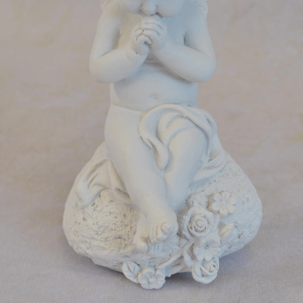 エンジェル 天使 可愛い 祈りエンジェル 願う 祈り 祈願 薔薇 バラ 薔薇冠 ホワイト ゴールド 368097