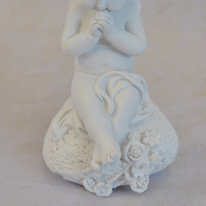 エンジェル 天使 可愛い 祈りエンジェル 願う 祈り 祈願 薔薇 バラ 薔薇冠 ホワイト ゴールド 368097