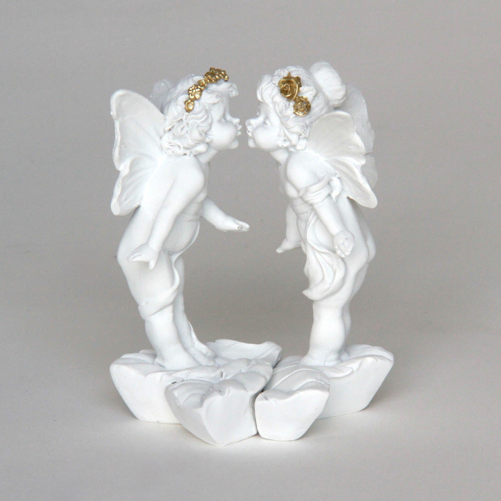 フェアリー 妖精 置物 2個セット フェアリーKISS エンジェル 天使雑貨 天使置物 エンジェル雑貨 天使 エンジェル 368103
