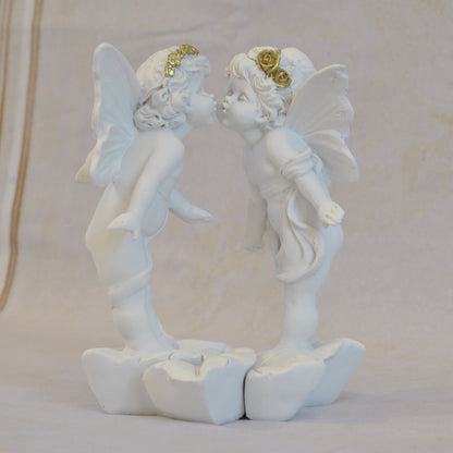 フェアリー 妖精 置物 2個セット フェアリーKISS エンジェル 天使雑貨 天使置物 エンジェル雑貨 天使 エンジェル 368103