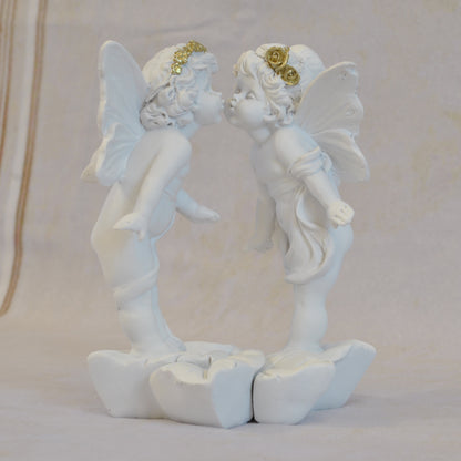 フェアリー 妖精 置物 2個セット フェアリーKISS エンジェル 天使雑貨 天使置物 エンジェル雑貨 天使 エンジェル 368103