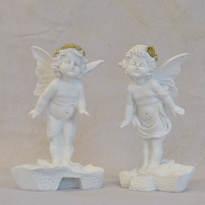 フェアリー 妖精 置物 2個セット フェアリーKISS エンジェル 天使雑貨 天使置物 エンジェル雑貨 天使 エンジェル 368103