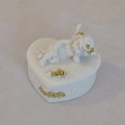 ボックスBOXハート型ボックス天使ボックスエンジェルBOXハートBOX 天使 置物 エンジェル 天使雑貨 天使置物 エンジェル雑貨 368104