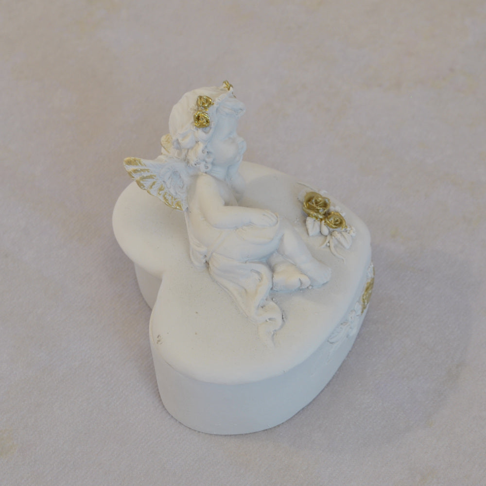 ボックスBOXハート型ボックス天使ボックスエンジェルBOXハートBOX 天使 置物 エンジェル 天使雑貨 天使置物 エンジェル雑貨 368104