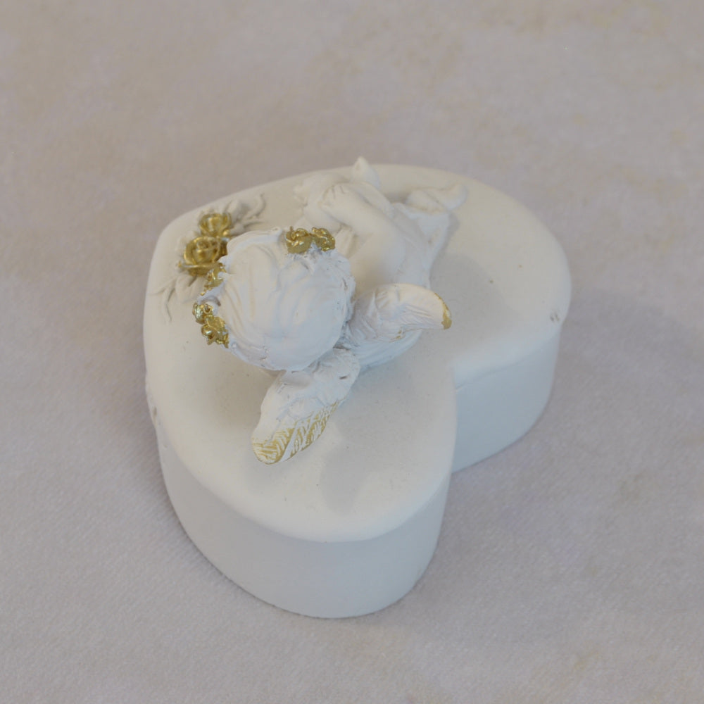 ボックスBOXハート型ボックス天使ボックスエンジェルBOXハートBOX 天使 置物 エンジェル 天使雑貨 天使置物 エンジェル雑貨 368104