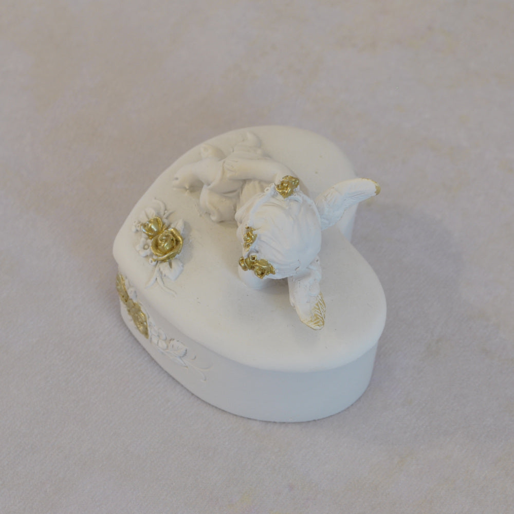 ボックスBOXハート型ボックス天使ボックスエンジェルBOXハートBOX 天使 置物 エンジェル 天使雑貨 天使置物 エンジェル雑貨 368104