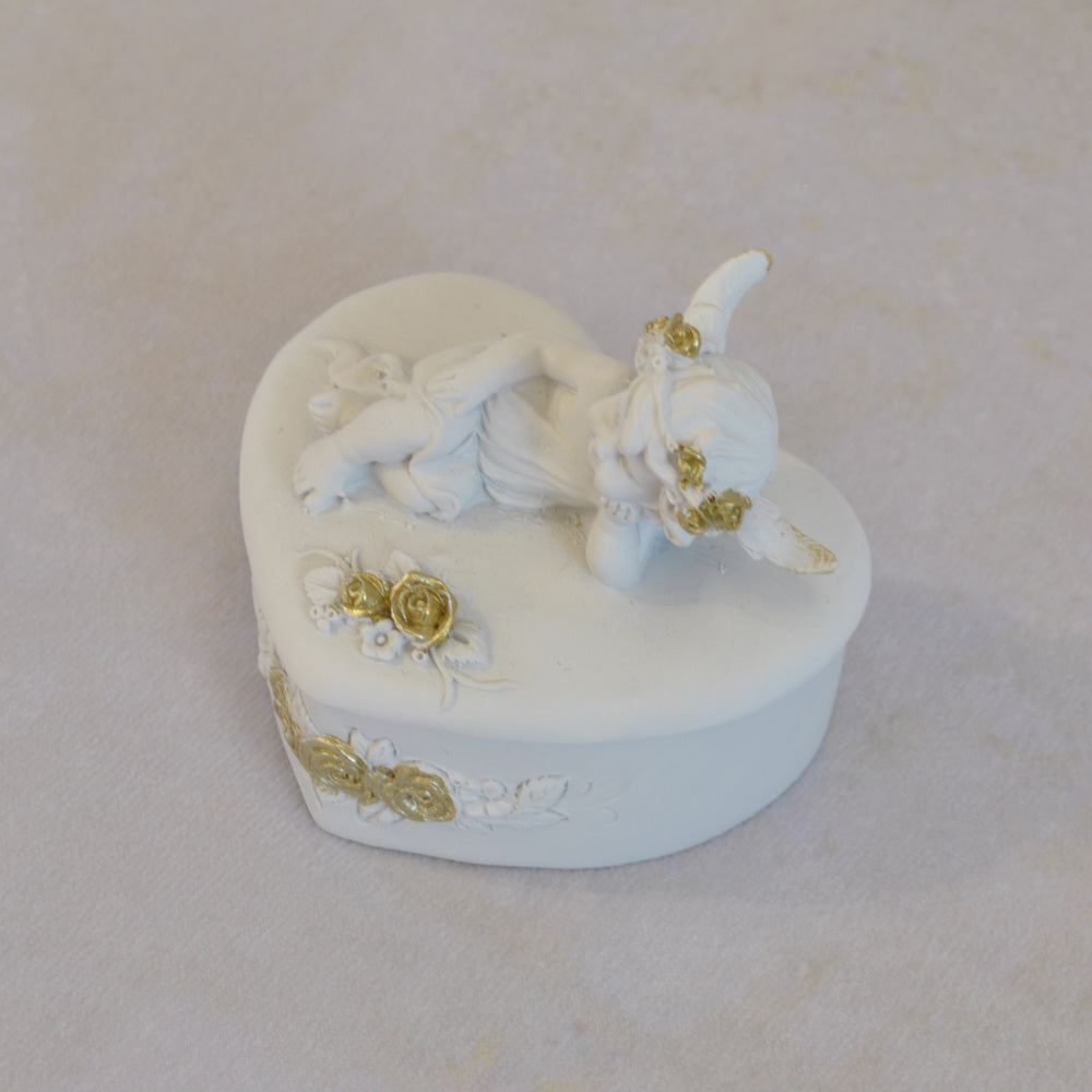 ボックスBOXハート型ボックス天使ボックスエンジェルBOXハートBOX 天使 置物 エンジェル 天使雑貨 天使置物 エンジェル雑貨 368104