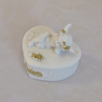 ボックスBOXハート型ボックス天使ボックスエンジェルBOXハートBOX 天使 置物 エンジェル 天使雑貨 天使置物 エンジェル雑貨 368104