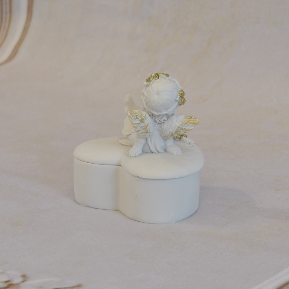 ボックスBOXハート型ボックス天使ボックスエンジェルBOXハートBOX 天使 置物 エンジェル 天使雑貨 天使置物 エンジェル雑貨 368105