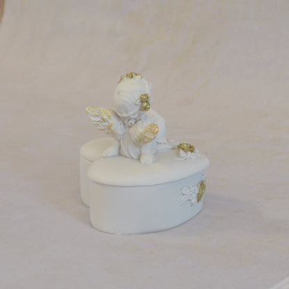 ボックスBOXハート型ボックス天使ボックスエンジェルBOXハートBOX 天使 置物 エンジェル 天使雑貨 天使置物 エンジェル雑貨 368105