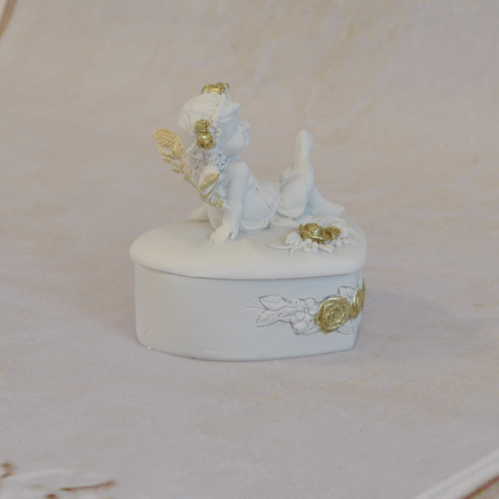 ボックスBOXハート型ボックス天使ボックスエンジェルBOXハートBOX 天使 置物 エンジェル 天使雑貨 天使置物 エンジェル雑貨 368105