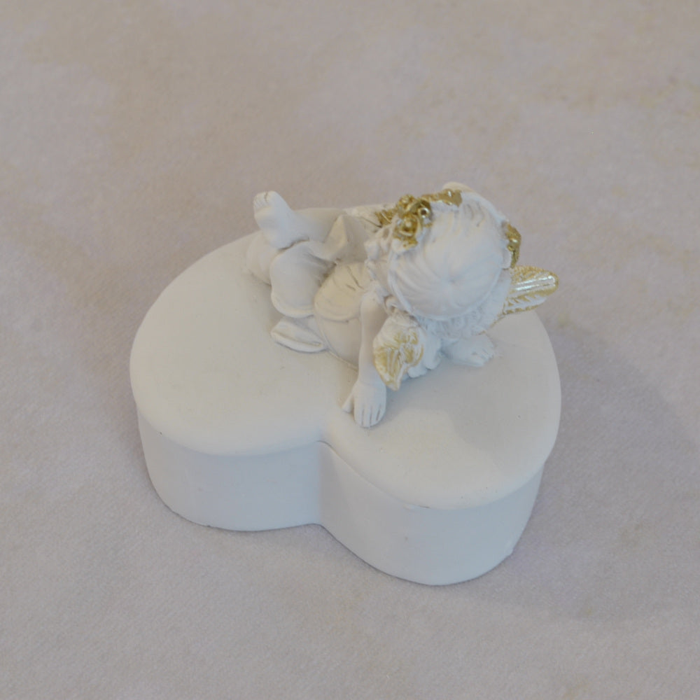 ボックスBOXハート型ボックス天使ボックスエンジェルBOXハートBOX 天使 置物 エンジェル 天使雑貨 天使置物 エンジェル雑貨 368105