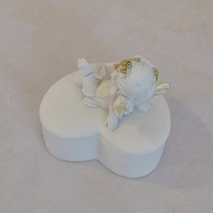 ボックスBOXハート型ボックス天使ボックスエンジェルBOXハートBOX 天使 置物 エンジェル 天使雑貨 天使置物 エンジェル雑貨 368105