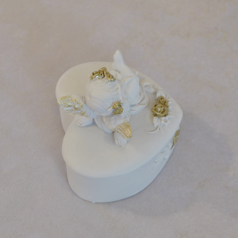 ボックスBOXハート型ボックス天使ボックスエンジェルBOXハートBOX 天使 置物 エンジェル 天使雑貨 天使置物 エンジェル雑貨 368105