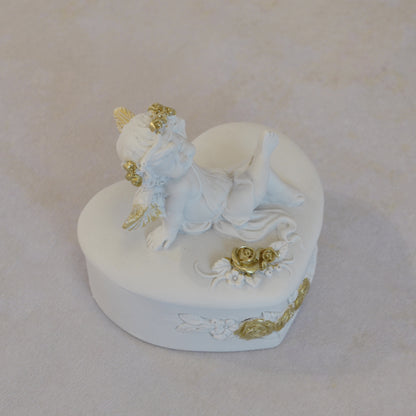 ボックスBOXハート型ボックス天使ボックスエンジェルBOXハートBOX 天使 置物 エンジェル 天使雑貨 天使置物 エンジェル雑貨 368105