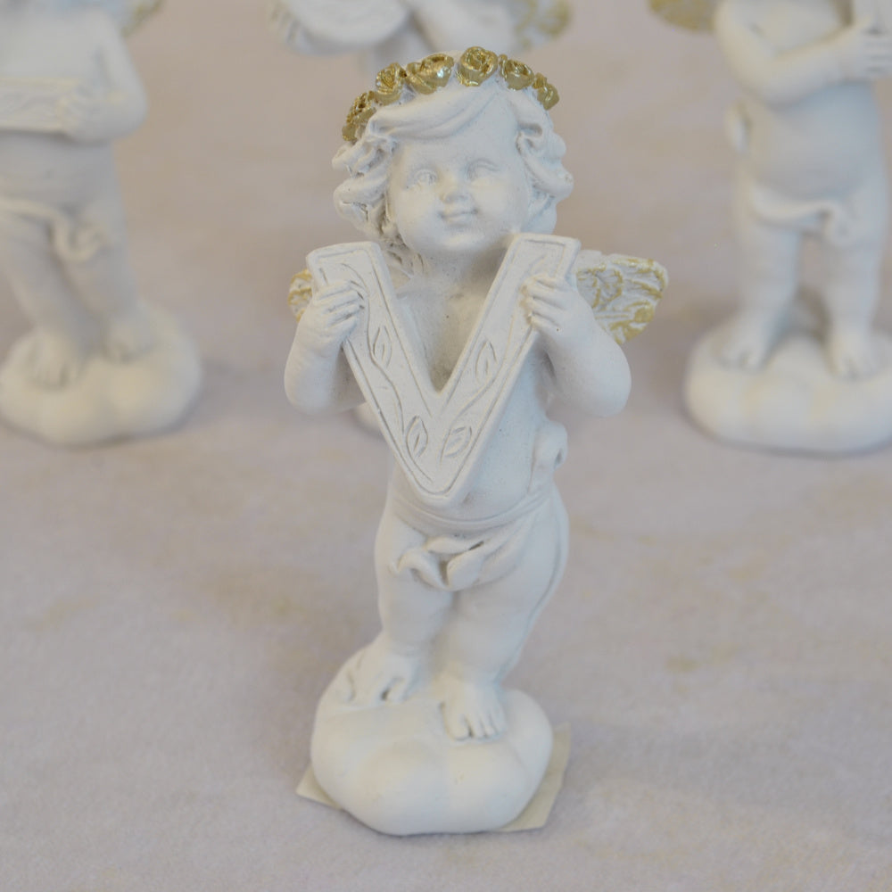 エンジェル置物 LOVE4個セット 天使置物 天使LOVE エンジェルLOVE 天使 置物 エンジェル 天使雑貨 エンジェル雑貨 368106