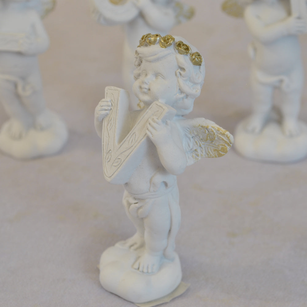 エンジェル置物 LOVE4個セット 天使置物 天使LOVE エンジェルLOVE 天使 置物 エンジェル 天使雑貨 エンジェル雑貨 368106