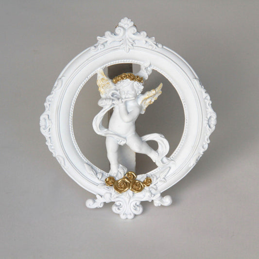 壁掛け エンジェルパネル ウォールフレーム 壁掛け天使額 エンジェル額絵 壁掛け額絵 天使 エンジェル 天使雑貨 エンジェル雑貨 フルート 368107