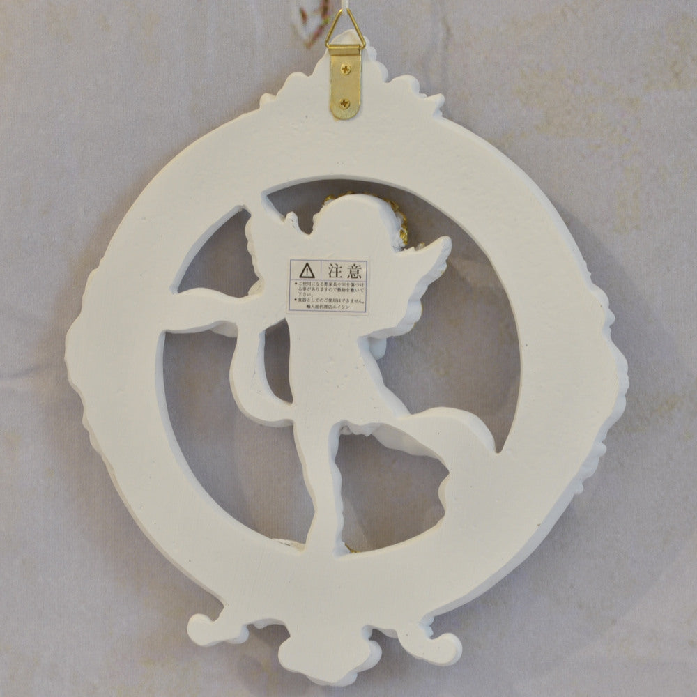 壁掛け エンジェルパネル ウォールフレーム 壁掛け天使額 エンジェル額絵 壁掛け額絵 天使 エンジェル 天使雑貨 エンジェル雑貨 ヴァイオリン 368108