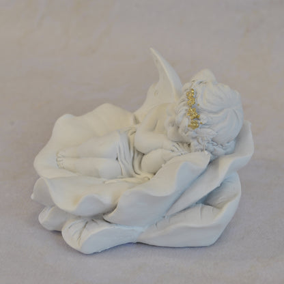 エンジェル置物 フェアリー 眠り天使2個セット 天使置物 フラワー天使 エンジェル 天使 置物 スリープエンジェル 天使雑貨 エンジェル雑貨 368109