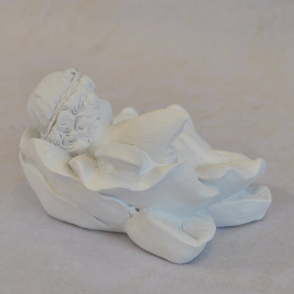 エンジェル置物 フェアリー 眠り天使2個セット 天使置物 フラワー天使 エンジェル 天使 置物 スリープエンジェル 天使雑貨 エンジェル雑貨 368109