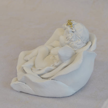 エンジェル置物 フェアリー 眠り天使2個セット 天使置物 フラワー天使 エンジェル 天使 置物 スリープエンジェル 天使雑貨 エンジェル雑貨 368109