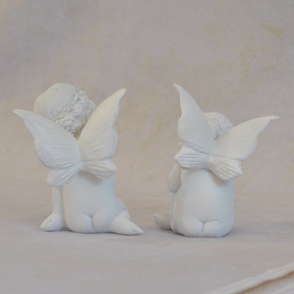 エンジェル置物 眠り天使2個セット 天使置物 フェアリーフレンド 2Pセット エンジェル 天使 置物 フェアリー 天使雑貨 エンジェル雑貨 368110