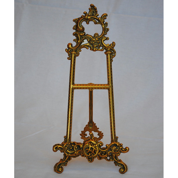 イーゼル S スモール 皿立て ゴールド エレガント ロココ 真鍮 ブラス イタリア製 アンティーク調 雑貨 388013